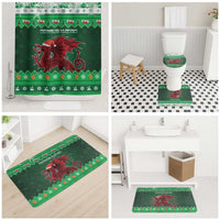 Wales Christmas Bathroom Set Cymru Dragon Nadolig Llawen - Wonder Print Shop