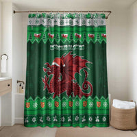 Wales Christmas Bathroom Set Cymru Dragon Nadolig Llawen - Wonder Print Shop