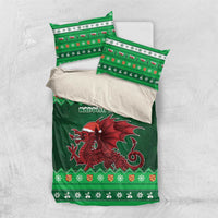 Wales Christmas Bedding Set Cymru Dragon Nadolig Llawen - Wonder Print Shop