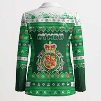 Wales Christmas Blazer Cymru Dragon Nadolig Llawen - Wonder Print Shop