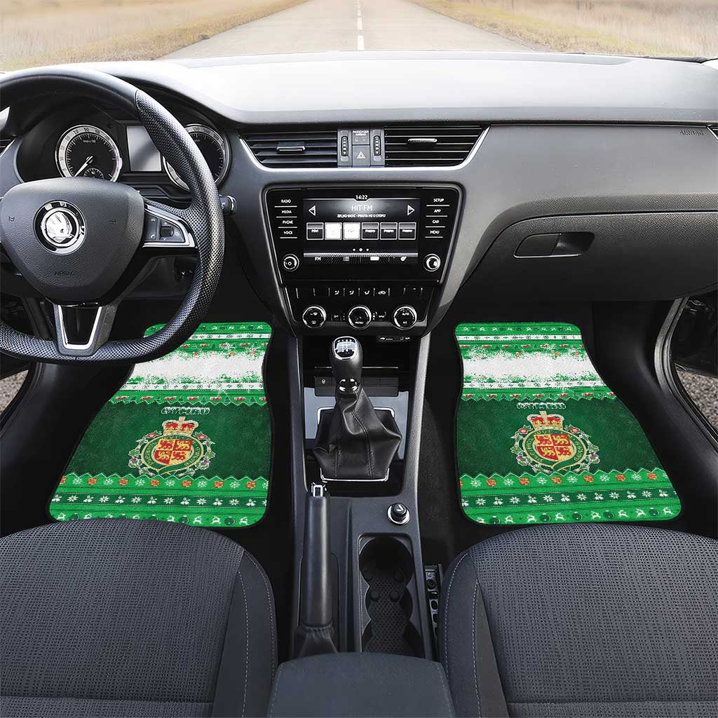 Wales Christmas Car Mats Cymru Dragon Nadolig Llawen - Wonder Print Shop