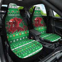 Wales Christmas Car Seat Cover Cymru Dragon Nadolig Llawen - Wonder Print Shop