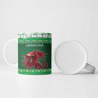 Wales Christmas Ceramic Mug Cymru Dragon Nadolig Llawen - Wonder Print Shop