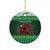 Wales Christmas Ceramic Ornament Cymru Dragon Nadolig Llawen - Wonder Print Shop
