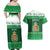 Wales Christmas Couples Matching Off Shoulder Maxi Dress and Hawaiian Shirt Cymru Dragon Nadolig Llawen - Wonder Print Shop
