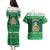 Wales Christmas Couples Matching Puletasi and Hawaiian Shirt Cymru Dragon Nadolig Llawen - Wonder Print Shop