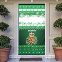 Wales Christmas Door Cover Cymru Dragon Nadolig Llawen - Wonder Print Shop