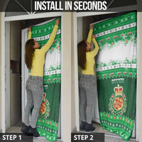 Wales Christmas Door Cover Cymru Dragon Nadolig Llawen - Wonder Print Shop