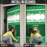 Wales Christmas Door Cover Cymru Dragon Nadolig Llawen - Wonder Print Shop