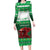 Wales Christmas Family Matching Long Sleeve Bodycon Dress and Hawaiian Shirt Cymru Dragon Nadolig Llawen - Wonder Print Shop