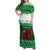 Wales Christmas Family Matching Off Shoulder Maxi Dress and Hawaiian Shirt Cymru Dragon Nadolig Llawen - Wonder Print Shop