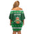 Wales Christmas Family Matching Off Shoulder Short Dress and Hawaiian Shirt Cymru Dragon Nadolig Llawen - Wonder Print Shop
