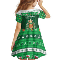 Wales Christmas Family Matching Tank Maxi Dress and Hawaiian Shirt Cymru Dragon Nadolig Llawen - Wonder Print Shop