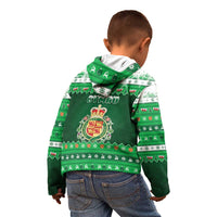 Wales Christmas Kid Hoodie Cymru Dragon Nadolig Llawen - Wonder Print Shop