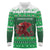 Wales Christmas Long Sleeve Polo Shirt Cymru Dragon Nadolig Llawen - Wonder Print Shop