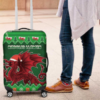Wales Christmas Luggage Cover Cymru Dragon Nadolig Llawen - Wonder Print Shop