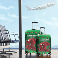 Wales Christmas Luggage Cover Cymru Dragon Nadolig Llawen - Wonder Print Shop