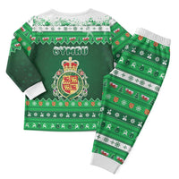 Wales Christmas Pajama Set Cymru Dragon Nadolig Llawen - Wonder Print Shop