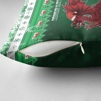 Wales Christmas Pillow Cover Cymru Dragon Nadolig Llawen - Wonder Print Shop