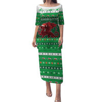 Wales Christmas Puletasi Cymru Dragon Nadolig Llawen - Wonder Print Shop