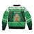 Wales Christmas Sleeve Zip Bomber Jacket Cymru Dragon Nadolig Llawen - Wonder Print Shop