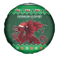 Wales Christmas Spare Tire Cover Cymru Dragon Nadolig Llawen - Wonder Print Shop