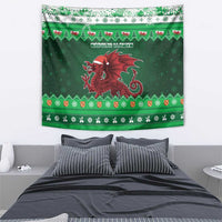 Wales Christmas Tapestry Cymru Dragon Nadolig Llawen - Wonder Print Shop