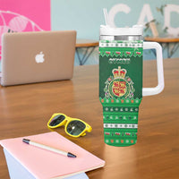 Wales Christmas Tumbler With Handle Cymru Dragon Nadolig Llawen - Wonder Print Shop