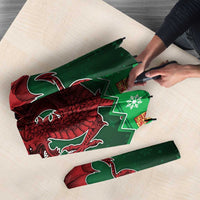 Wales Christmas Umbrella Cymru Dragon Nadolig Llawen - Wonder Print Shop