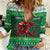 Wales Christmas Women Casual Shirt Cymru Dragon Nadolig Llawen - Wonder Print Shop