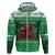 Wales Christmas Zip Hoodie Cymru Dragon Nadolig Llawen - Wonder Print Shop