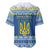 Ukraine Christmas Baseball Jersey Ded Moroz And Snegurochka - Wonder Print Shop