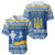 Ukraine Christmas Baseball Jersey Ded Moroz And Snegurochka - Wonder Print Shop