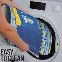 Ukraine Christmas Bathroom Set Ded Moroz And Snegurochka - Wonder Print Shop