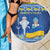 Ukraine Christmas Beach Blanket Ded Moroz And Snegurochka - Wonder Print Shop
