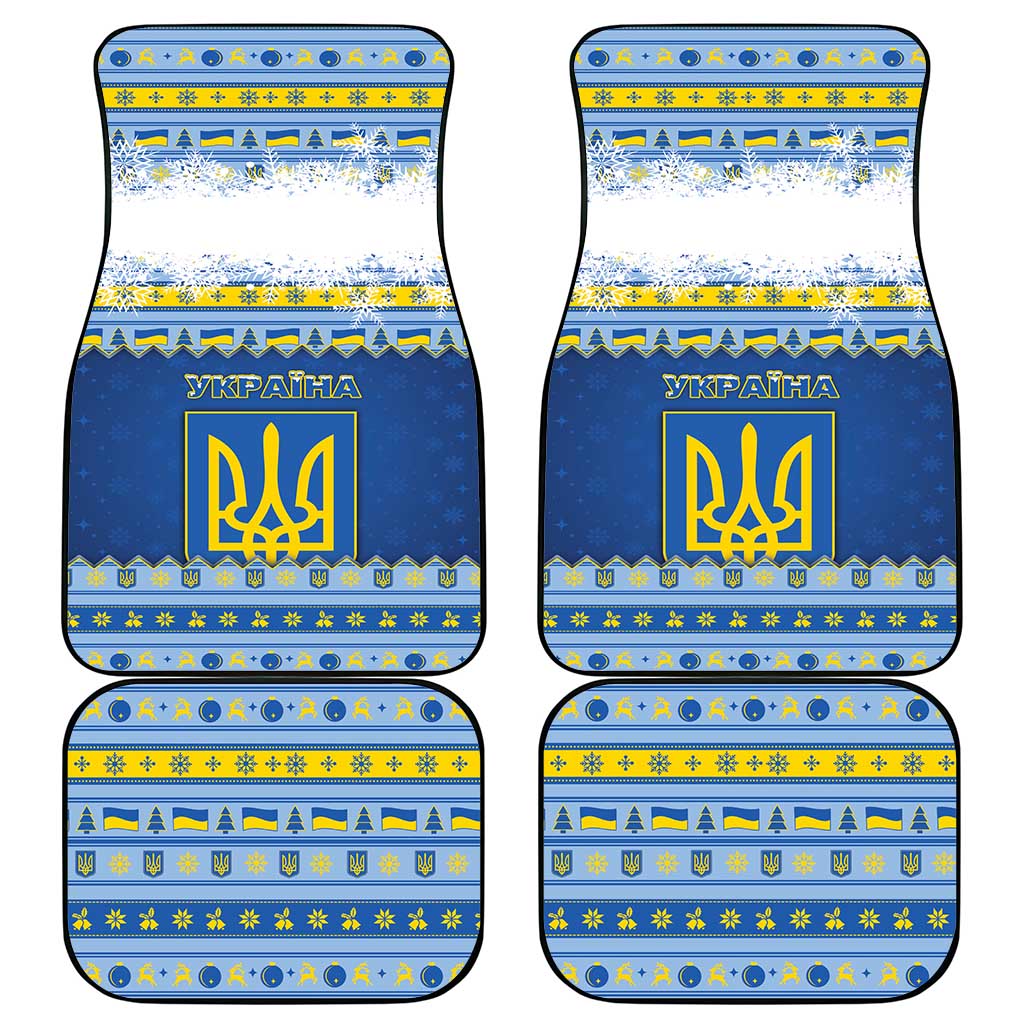 Ukraine Christmas Car Mats Ded Moroz And Snegurochka - Wonder Print Shop