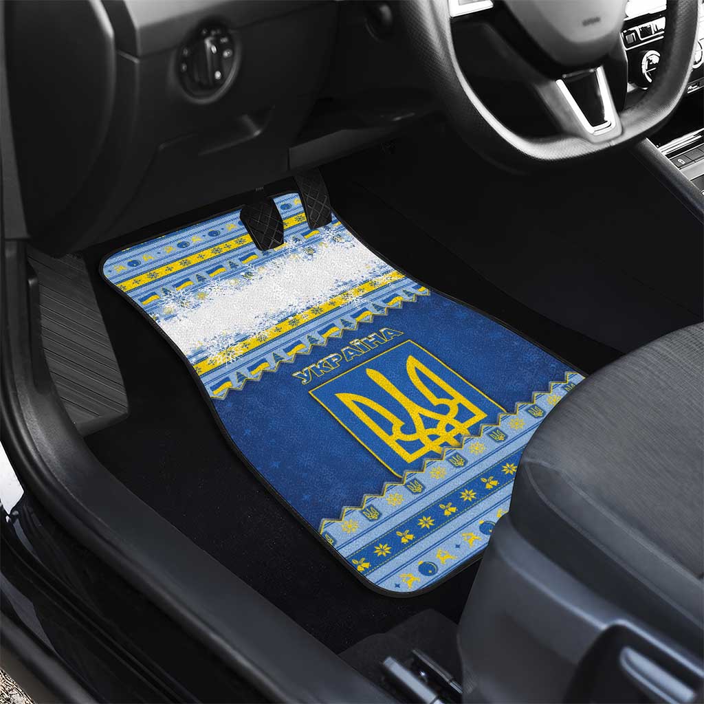 Ukraine Christmas Car Mats Ded Moroz And Snegurochka - Wonder Print Shop