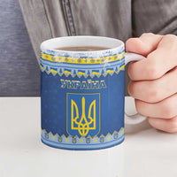 Ukraine Christmas Ceramic Mug Ded Moroz And Snegurochka - Wonder Print Shop