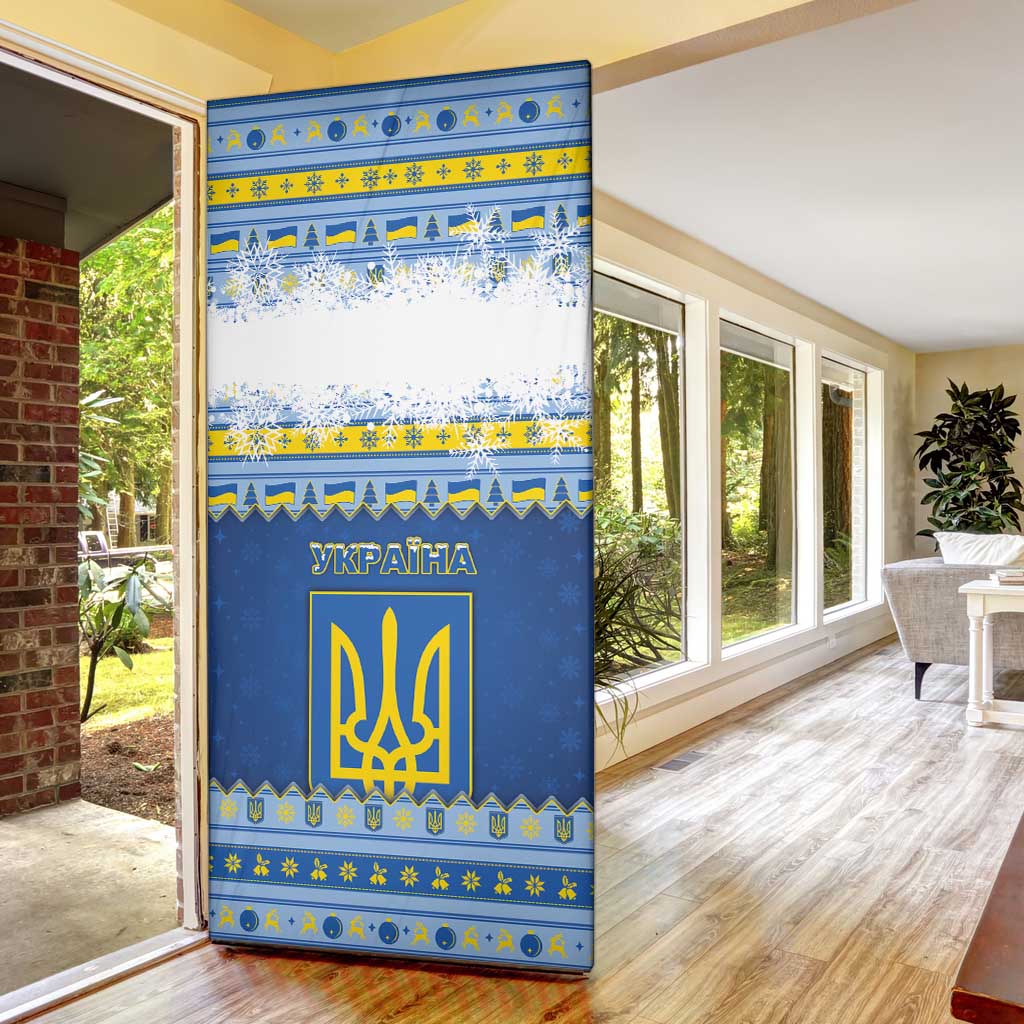 Ukraine Christmas Door Cover Ded Moroz And Snegurochka - Wonder Print Shop