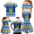Ukraine Christmas Family Matching Mermaid Dress and Hawaiian Shirt Ded Moroz And Snegurochka - Wonder Print Shop