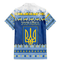 Ukraine Christmas Family Matching Mermaid Dress and Hawaiian Shirt Ded Moroz And Snegurochka - Wonder Print Shop