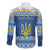 Ukraine Christmas Family Matching Off The Shoulder Long Sleeve Dress and Hawaiian Shirt Ded Moroz And Snegurochka - Wonder Print Shop