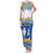 Ukraine Christmas Family Matching Tank Maxi Dress and Hawaiian Shirt Ded Moroz And Snegurochka - Wonder Print Shop
