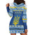 Ukraine Christmas Hoodie Dress Ded Moroz And Snegurochka - Wonder Print Shop
