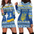 Ukraine Christmas Hoodie Dress Ded Moroz And Snegurochka - Wonder Print Shop
