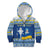 Ukraine Christmas Kid Hoodie Ded Moroz And Snegurochka - Wonder Print Shop