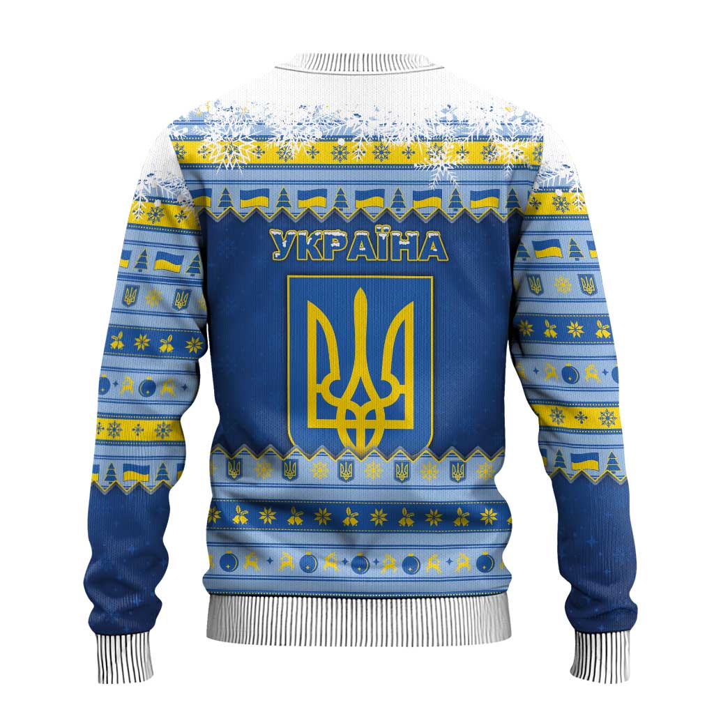 Ukraine Christmas Ugly Christmas Sweater Ded Moroz And Snegurochka - Wonder Print Shop