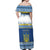 Ukraine Christmas Off Shoulder Maxi Dress Ded Moroz And Snegurochka - Wonder Print Shop