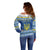 Ukraine Christmas Off Shoulder Sweater Ded Moroz And Snegurochka - Wonder Print Shop