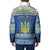 Ukraine Christmas Padded Jacket Ded Moroz And Snegurochka - Wonder Print Shop
